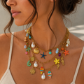 Ocean Charm Layered Necklace