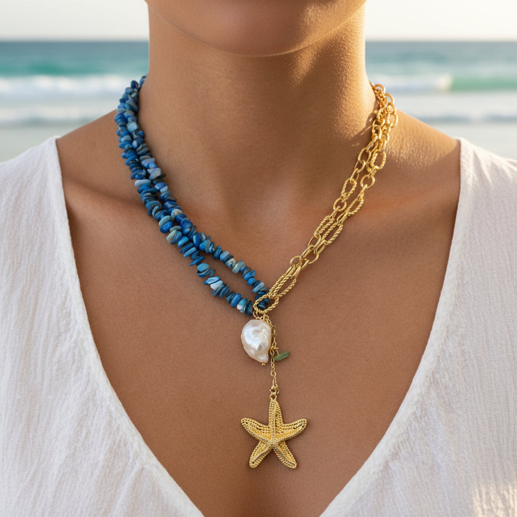 Ocean Pearl Necklace