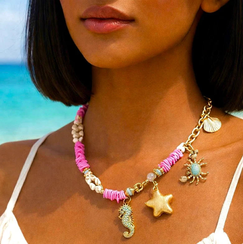 Pink Ocean Charm