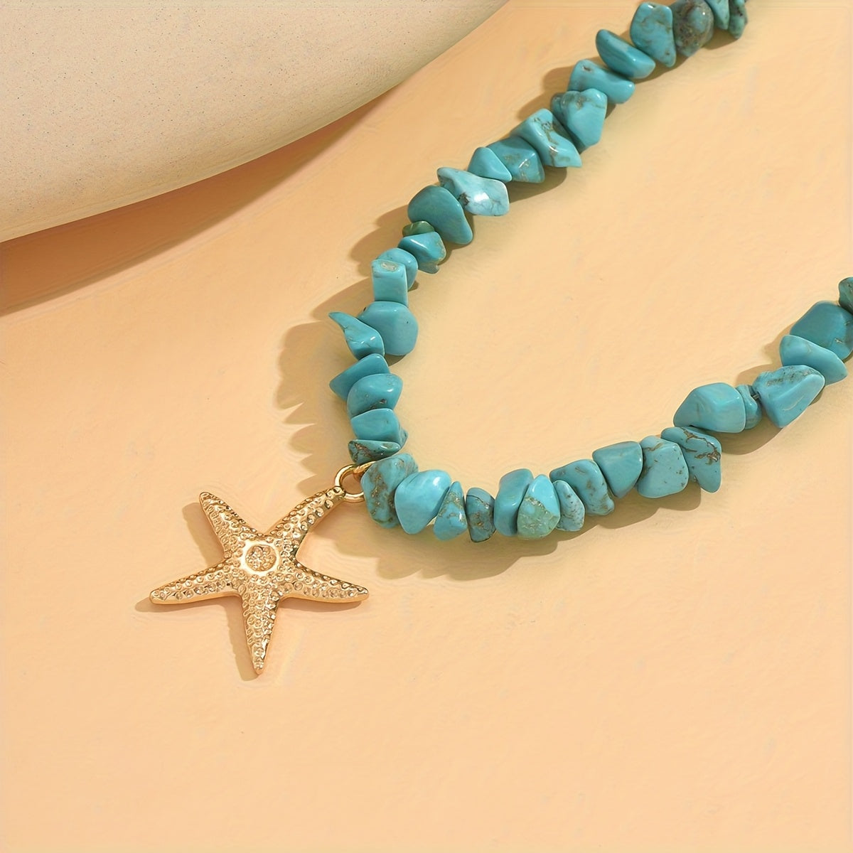 Turquoise Starfish Choker